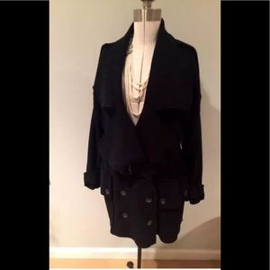 Burberry wool coat size S oversized